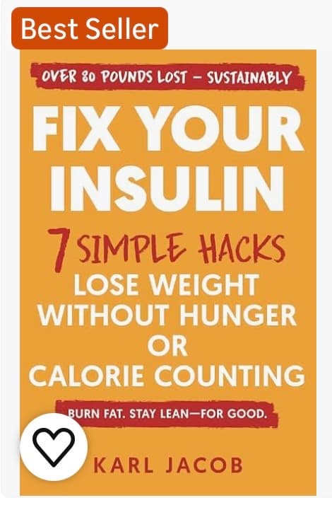 Fix Your Insulin by Karl Jacob — book cover